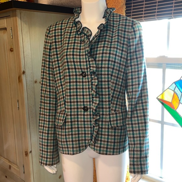 Talbots Wool plaid blazer - Picture 1 of 4